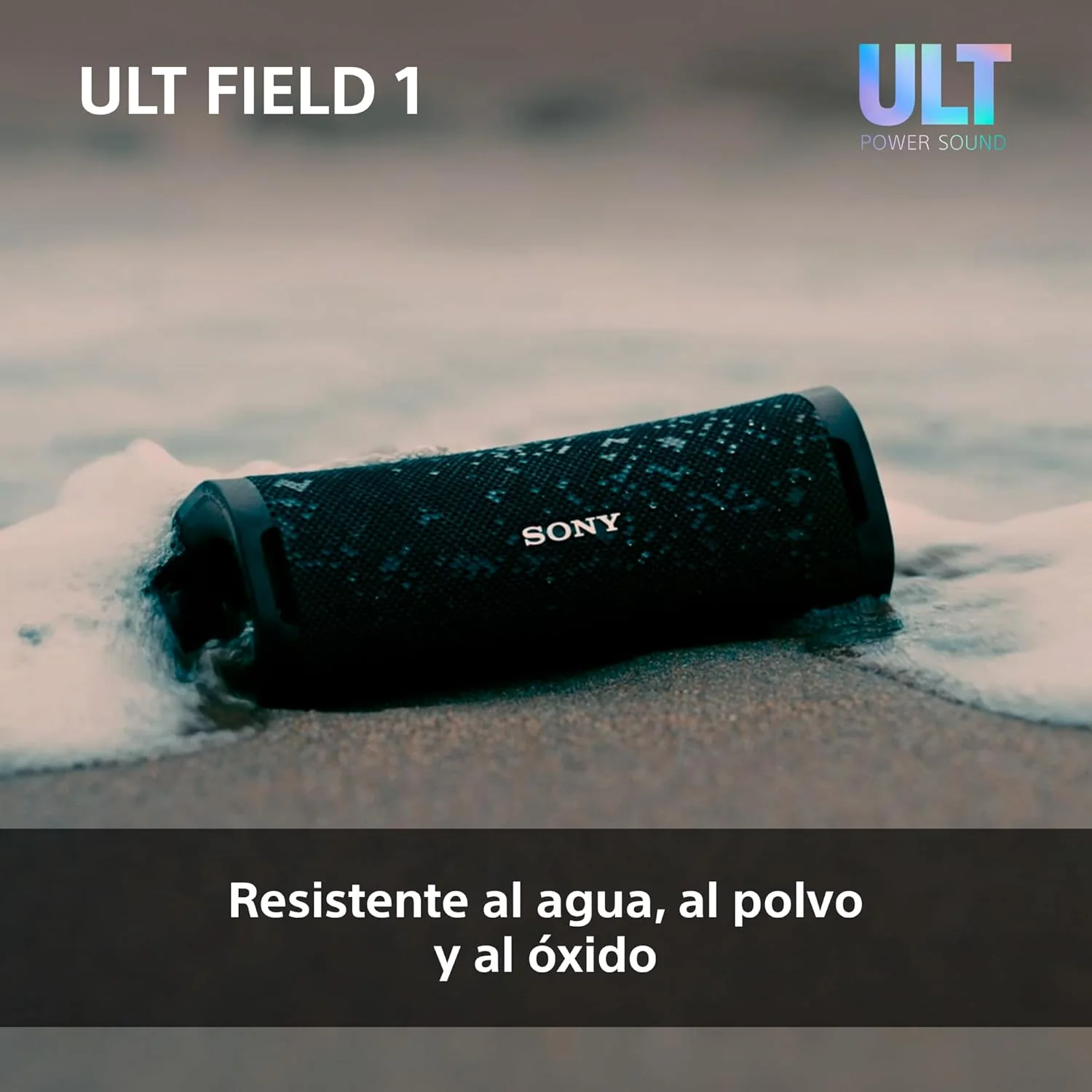 Coluna Bluetooth Portátil Sony SRS-ULT10 Bass Boost 12h IP67 Submergível 1m Cinza Esverdeado - Imagem 4