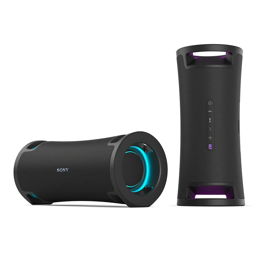 Coluna Sony SRS-ULT70 Bluetooth Portátil 30h 2 Modos ULT Bass Multiponto Iluminação Lateral Preto - Imagem 11