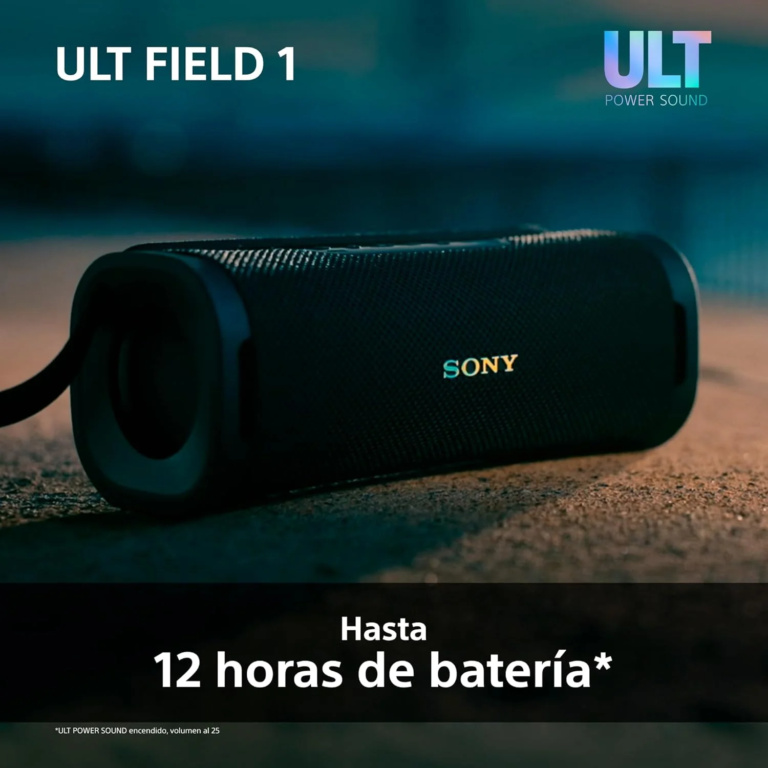 Coluna portátil Bluetooth Sony SRS-XE200 estéreo, IP67, 16h autonomia, LDAC, USB-C, azul - Imagem 7