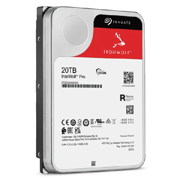 Disco Rígido HDD 20TB Seagate IronWolf Pro 3.5" SATA III 7200RPM 256MB NAS - Imagem 6
