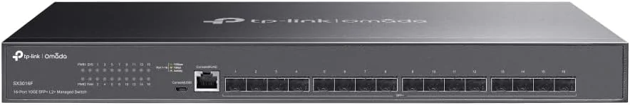 Switch Gerido TP-Link Omada JetStream 16 Portas 10GE SFP+ L2+ Gestão Cloud