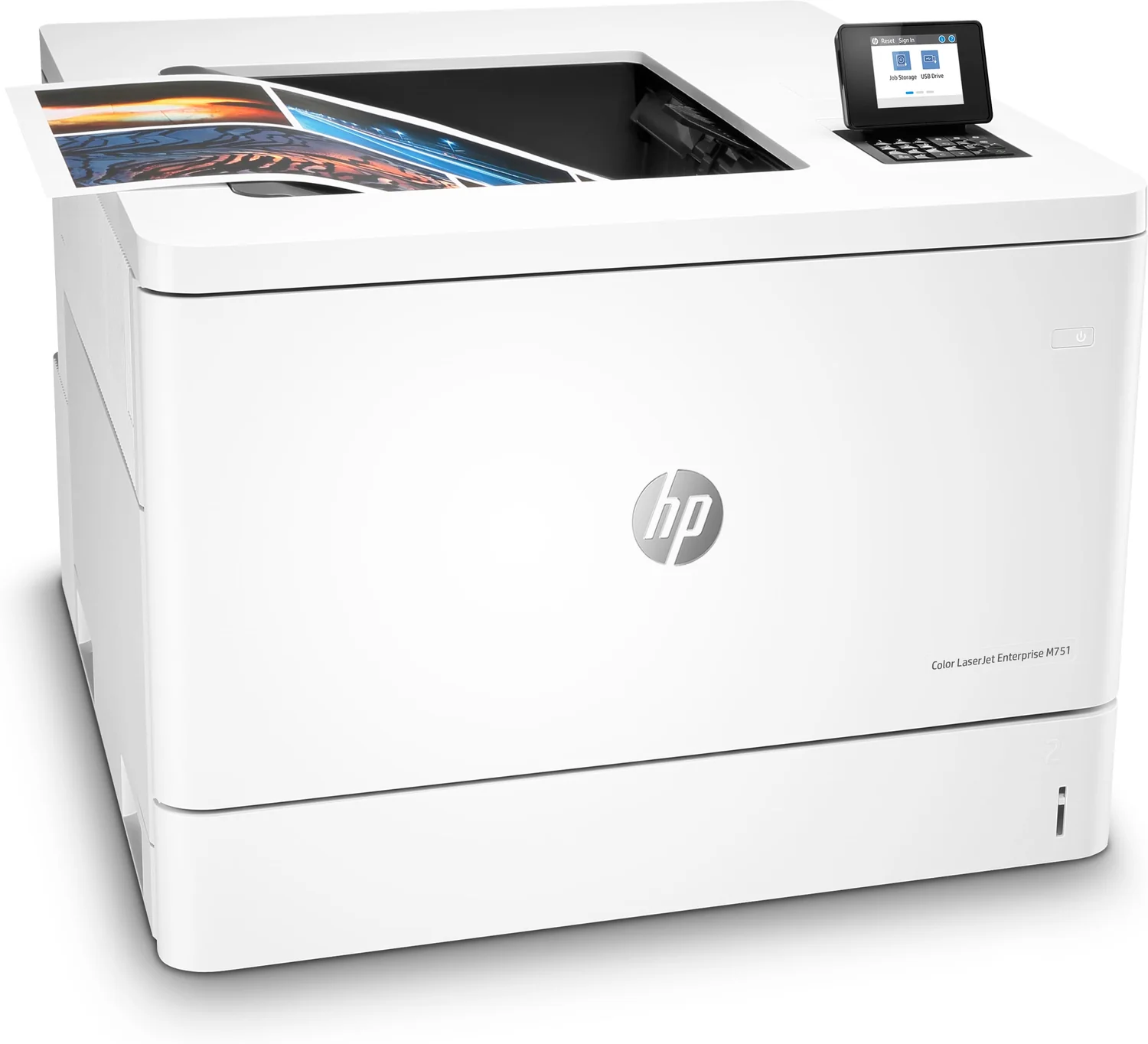 Impressora laser cores HP Color LaserJet Enterprise M751dn A3 duplex - Imagem 3