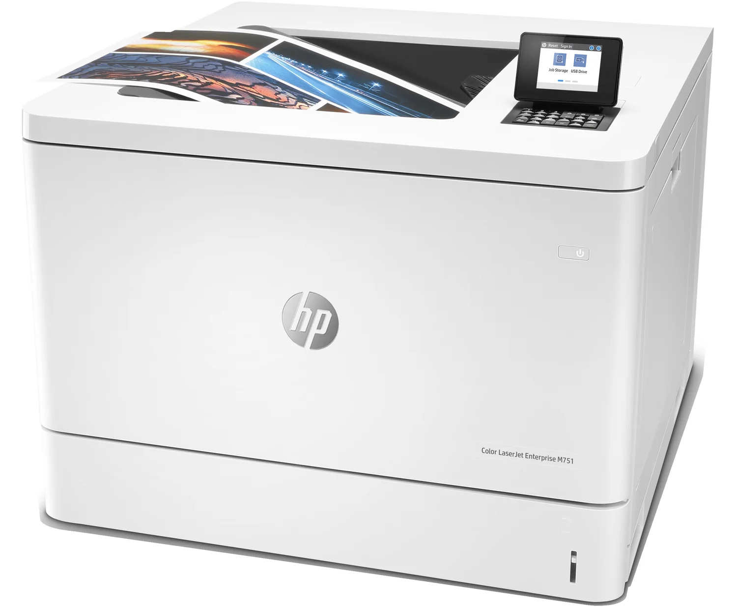 Impressora laser cores HP Color LaserJet Enterprise M751dn A3 duplex - Imagem 2