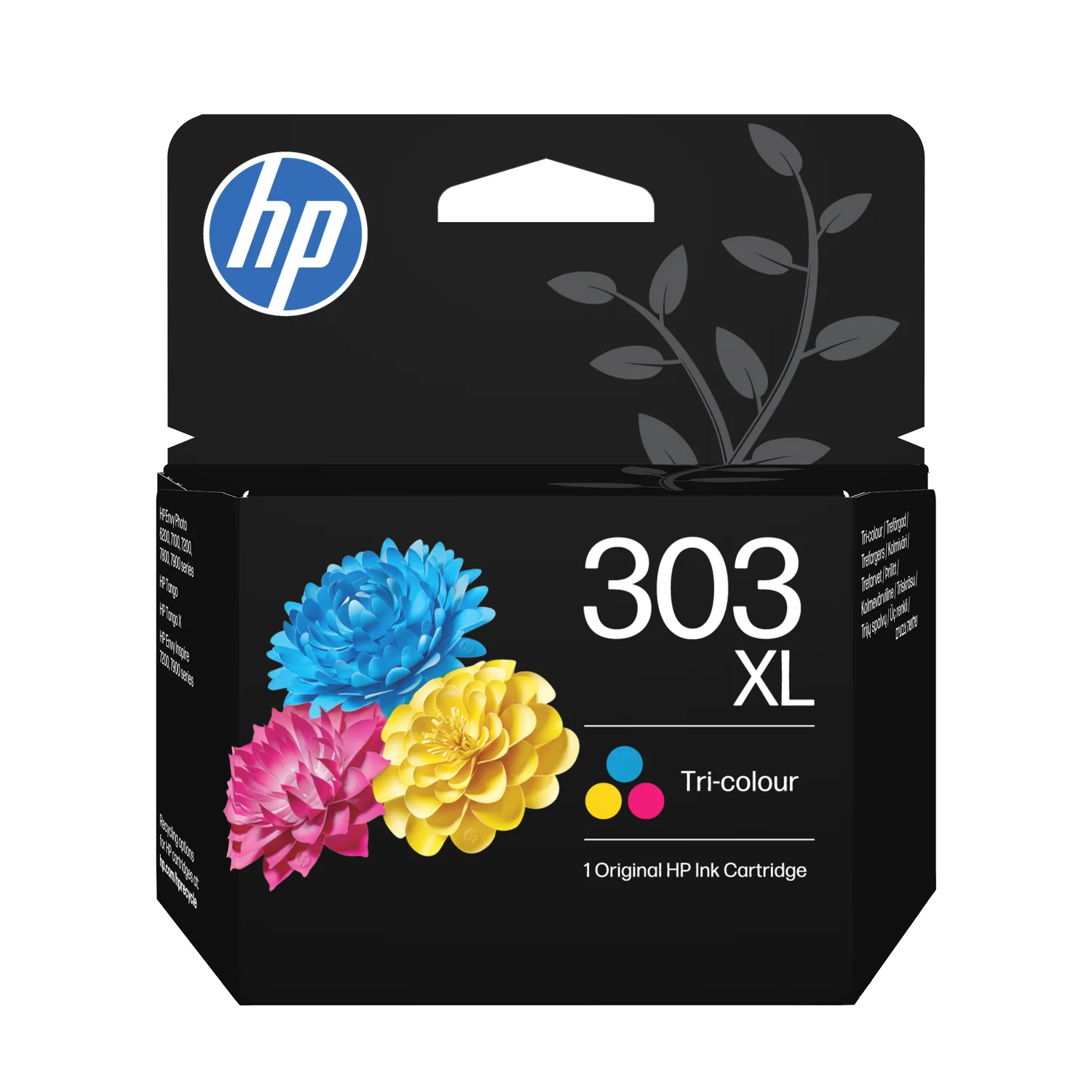 Tinteiro Tricolor HP 303XL de elevado rendimento original (T6N03AE)
