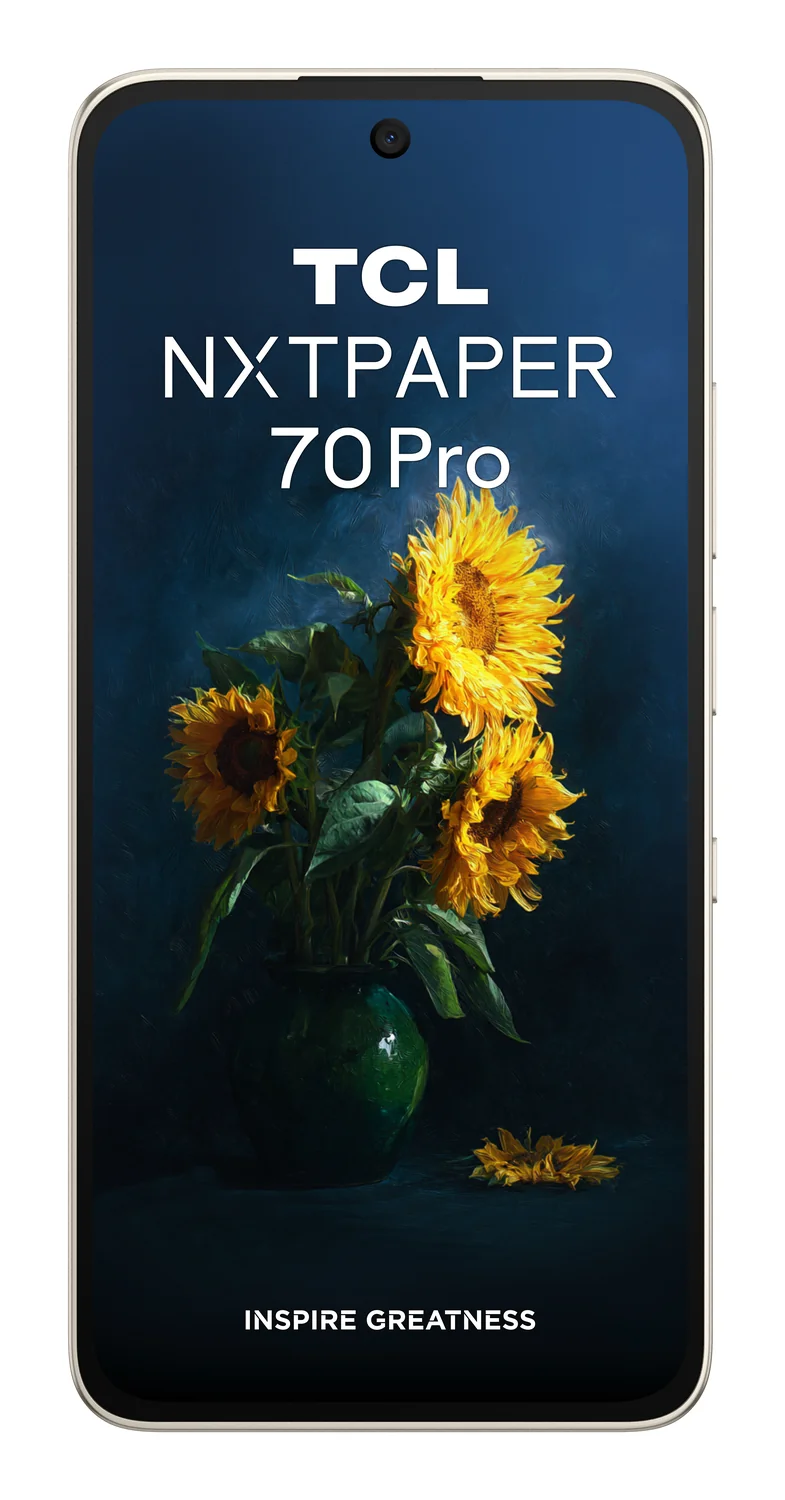 Smartphone TCL 70 Pro NXTPAPER 5G 6.9" 8GB+512GB 50MP 5200mAh Dourado - Imagem 2