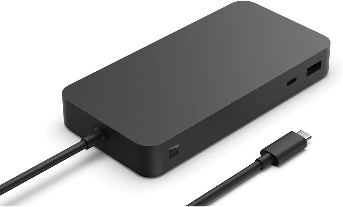 Docking Station Microsoft Surface Thunderbolt 4 Dock 3x TB4 Ethernet 2.5G 165W Preto - Imagem 5