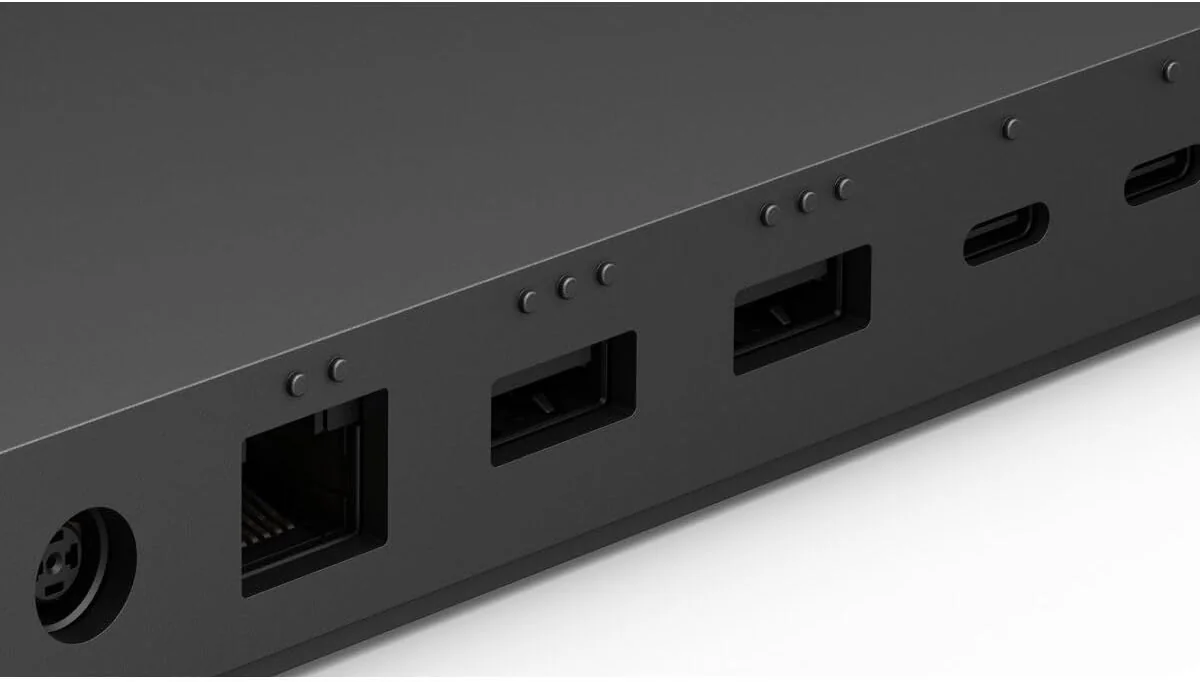 Docking Station Microsoft Surface Thunderbolt 4 Dock 3x TB4 Ethernet 2.5G 165W Preto - Imagem 2