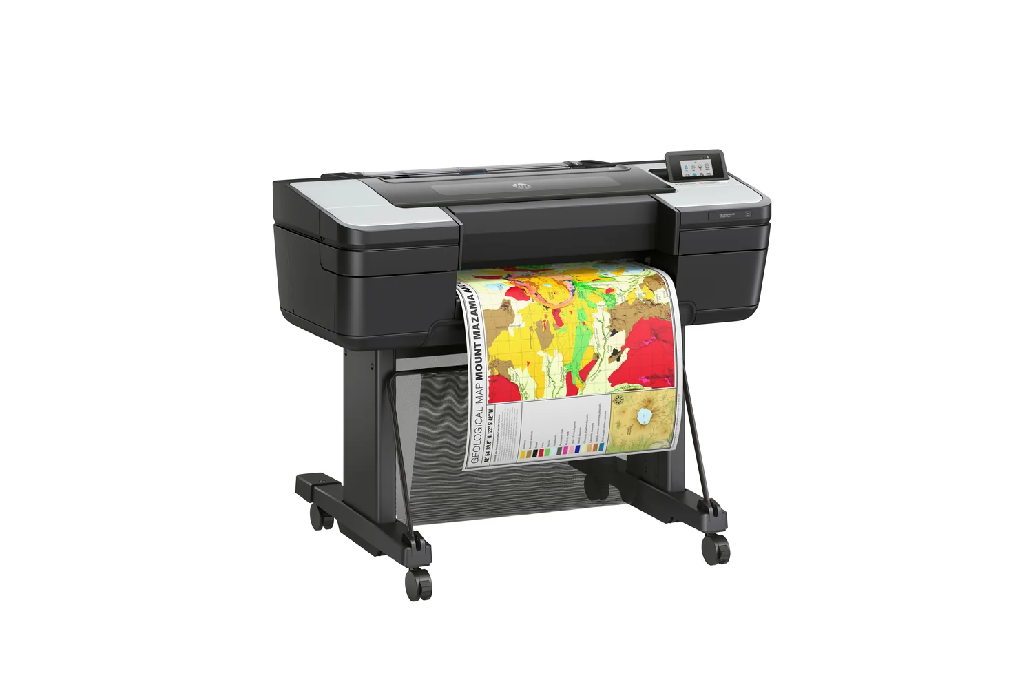Plotter HP DesignJet Z6 24" PostScript 2400x1200 DPI 6 Tinteiros HDD Ethernet USB Preto - Imagem 2