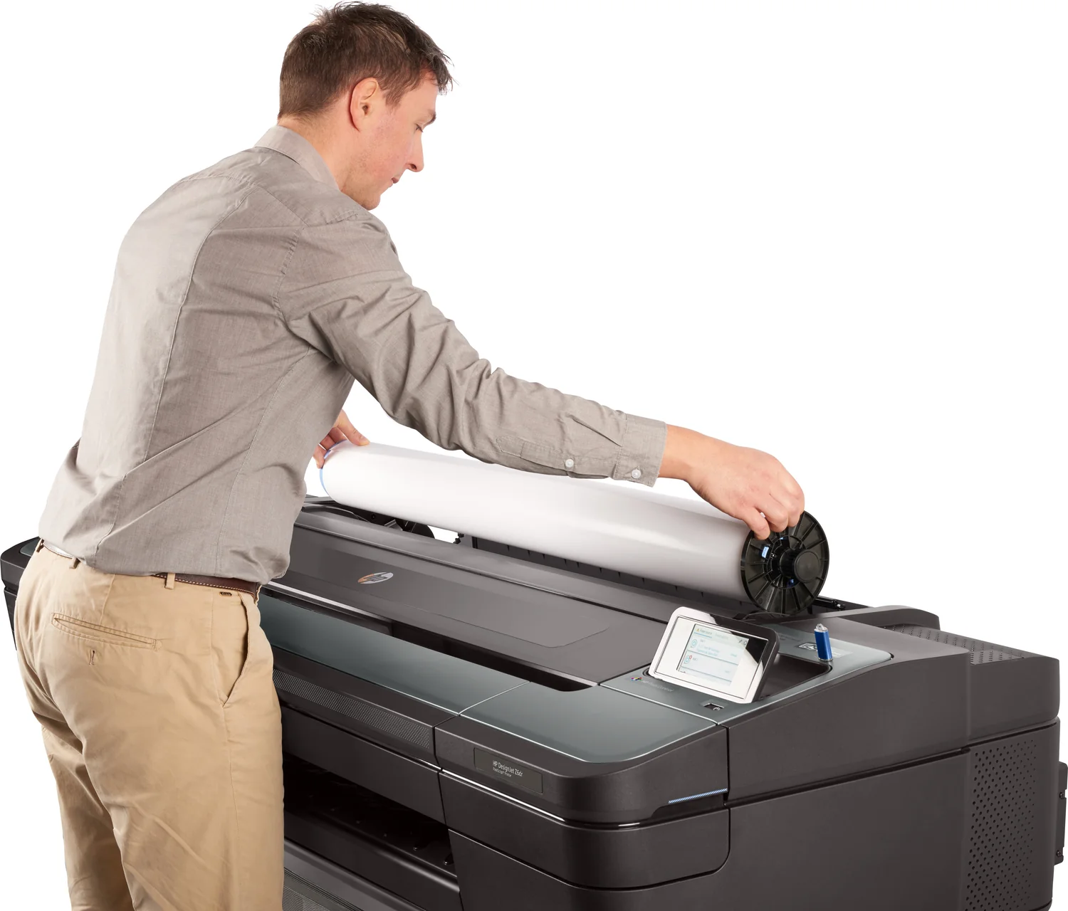 Plotter HP DesignJet Z6 24" PostScript 2400x1200 DPI 6 Tinteiros HDD Ethernet USB Preto - Imagem 6