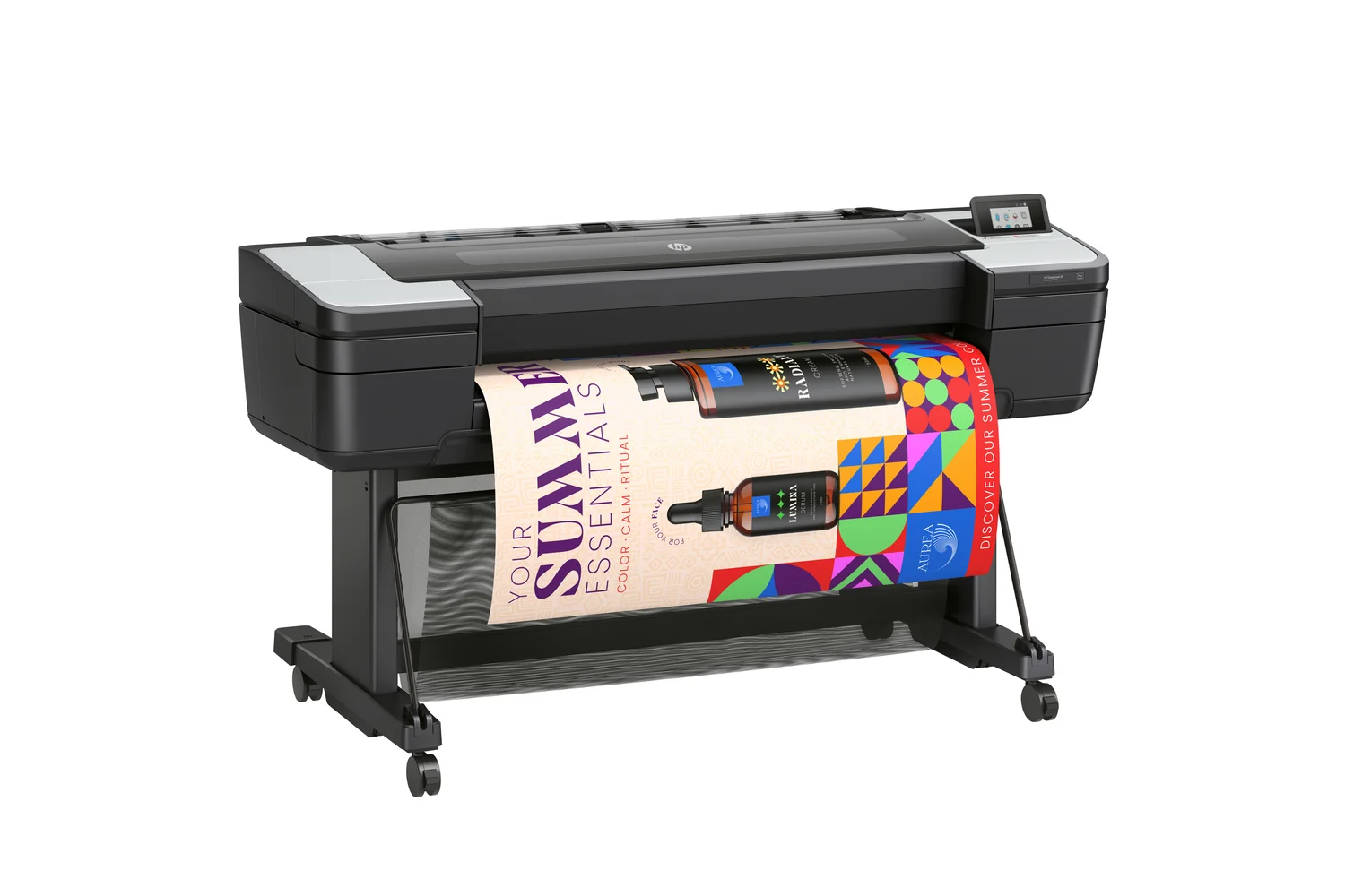 Plotter HP DesignJet Z6 44" PostScript 2400x1200 DPI 6 Cores Jato de Tinta Preto - Imagem 3