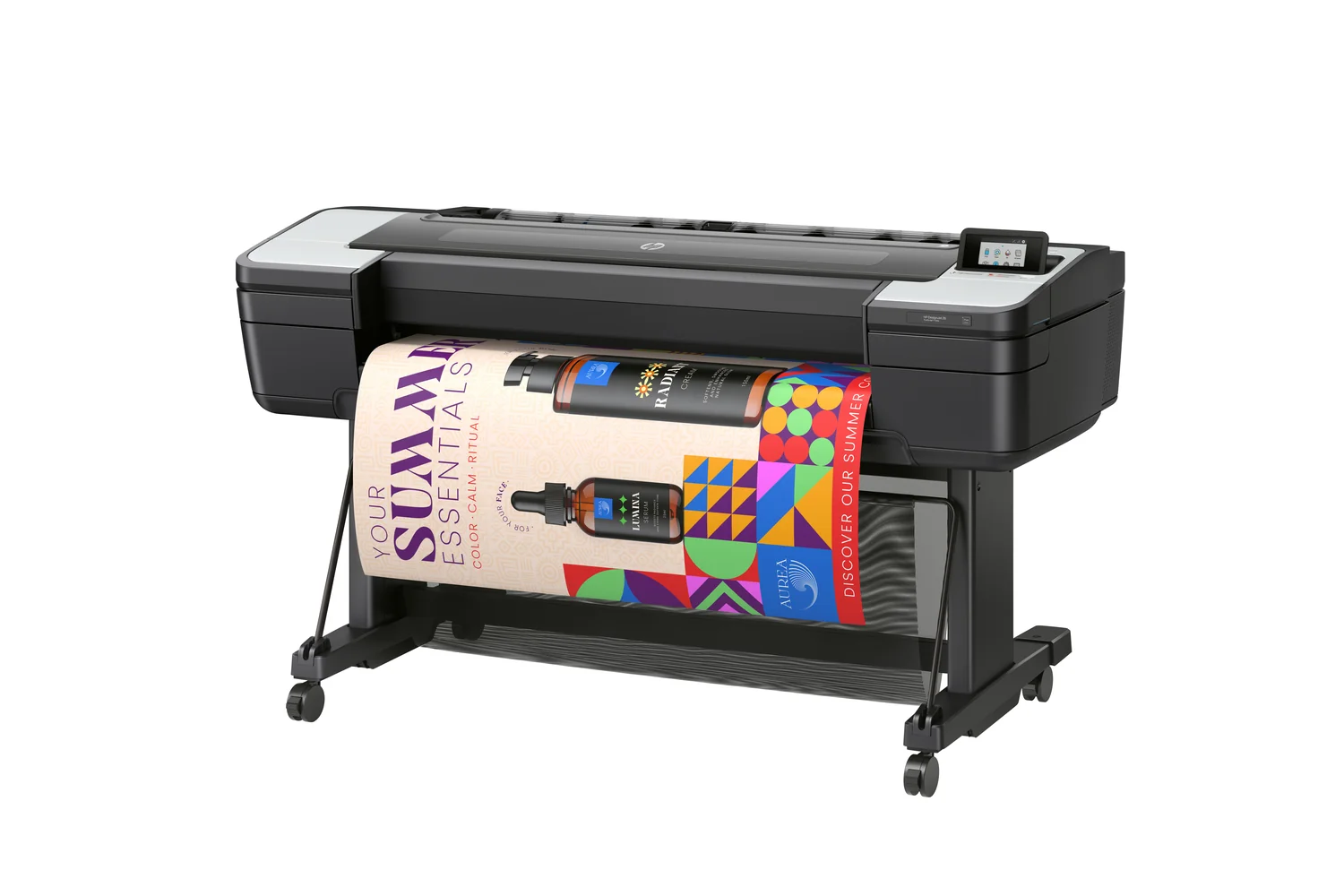 Plotter HP DesignJet Z6 44" PostScript 2400x1200 DPI 6 Cores Jato de Tinta Preto - Imagem 2