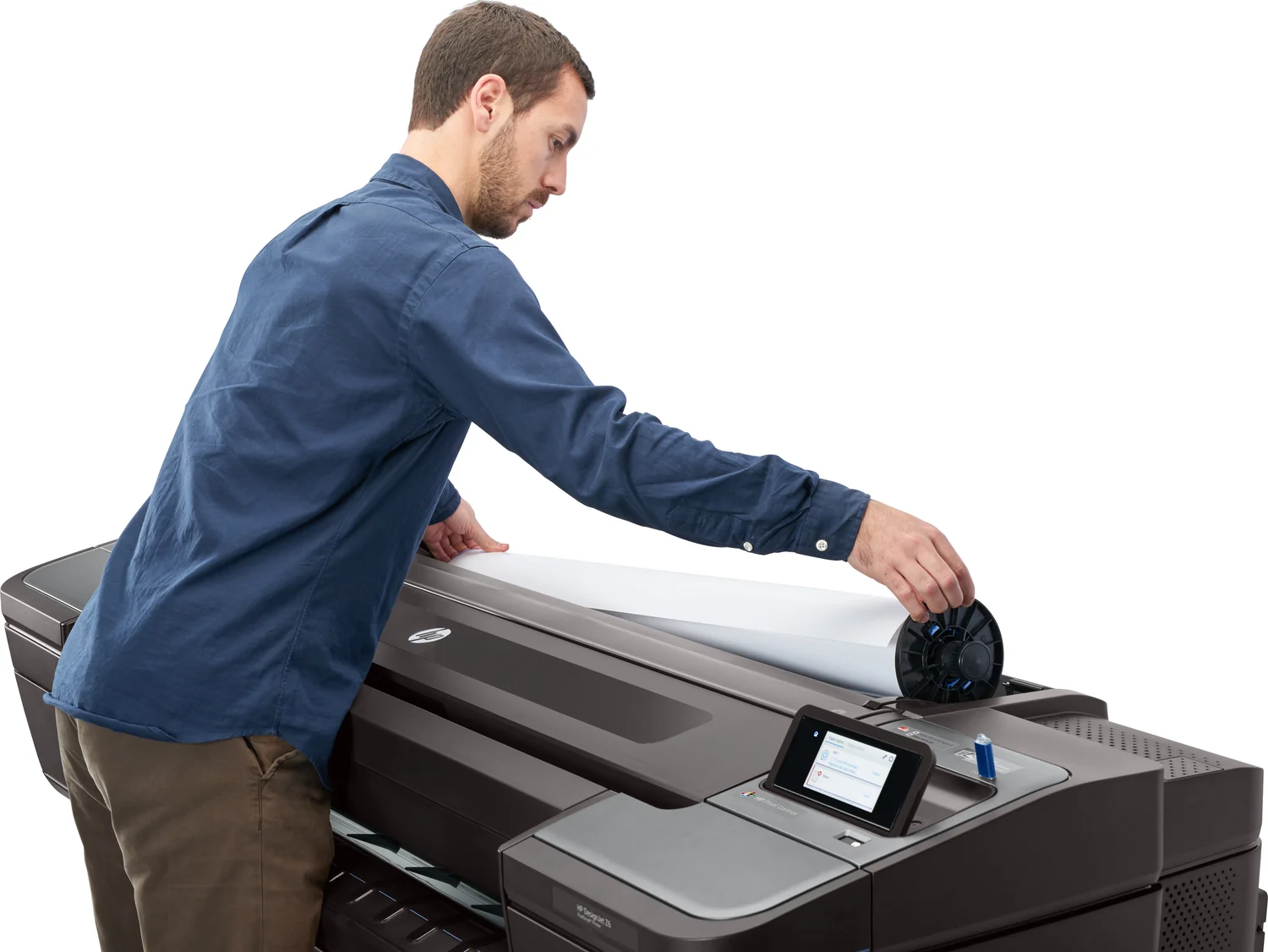 Plotter HP DesignJet Z6 44" PostScript 2400x1200 DPI 6 Cores Jato de Tinta Preto - Imagem 7
