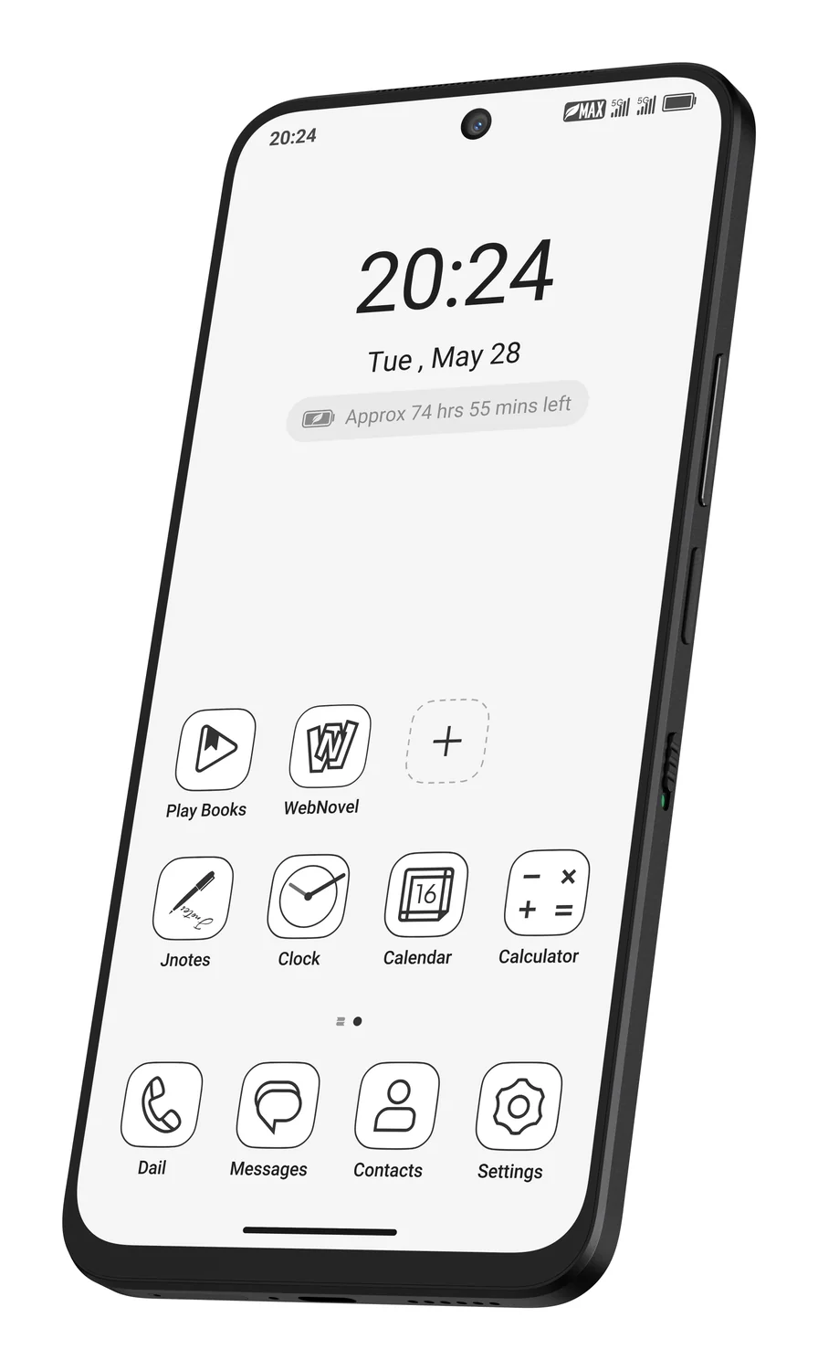 Smartphone TCL 60 Ultra NXTPAPER 5G 7.2" 12GB 512GB com Capa e Pen Preto - Imagem 8