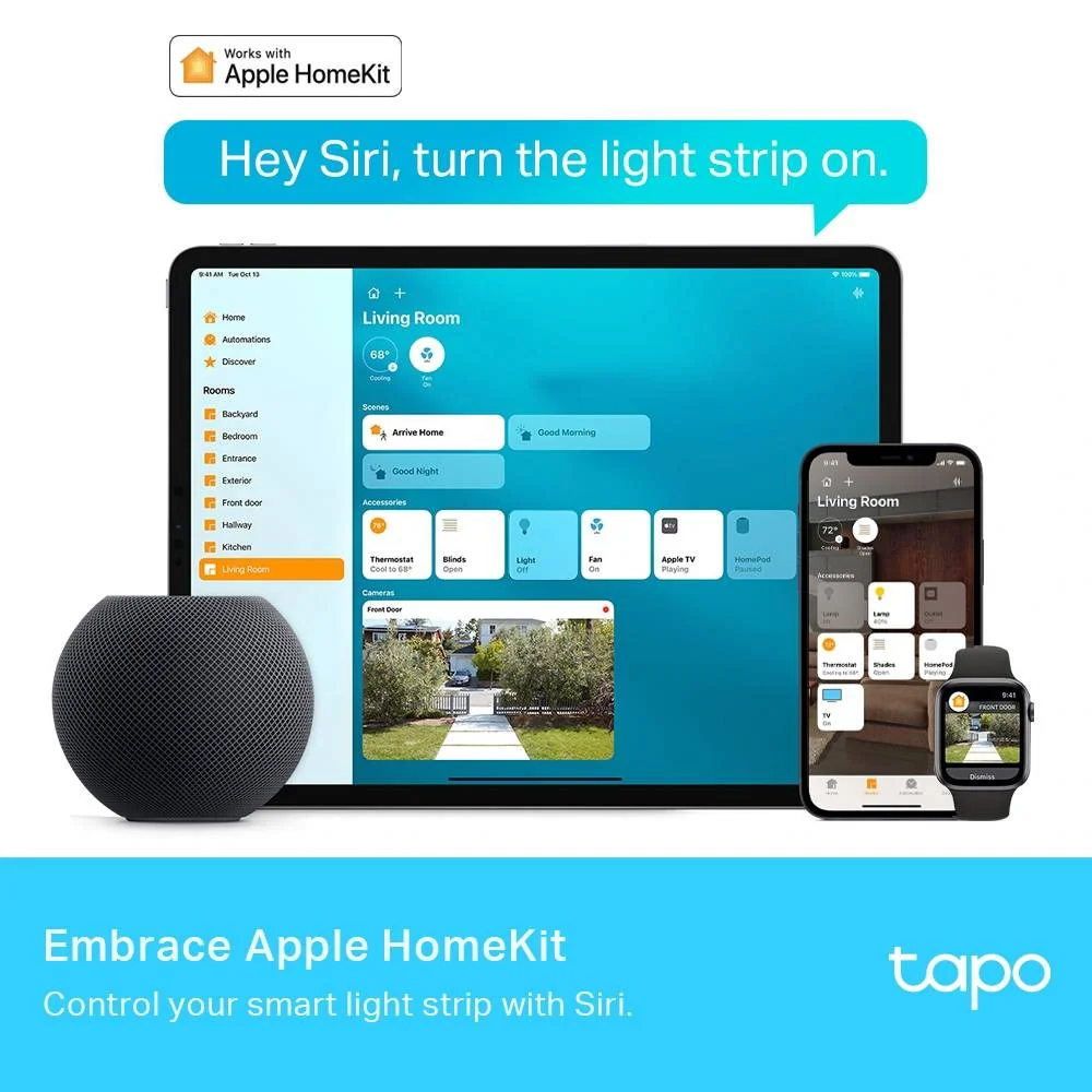 Fita LED Inteligente TP-Link Tapo L930-10 Wi-Fi RGBW 10m Multicor - Imagem 3