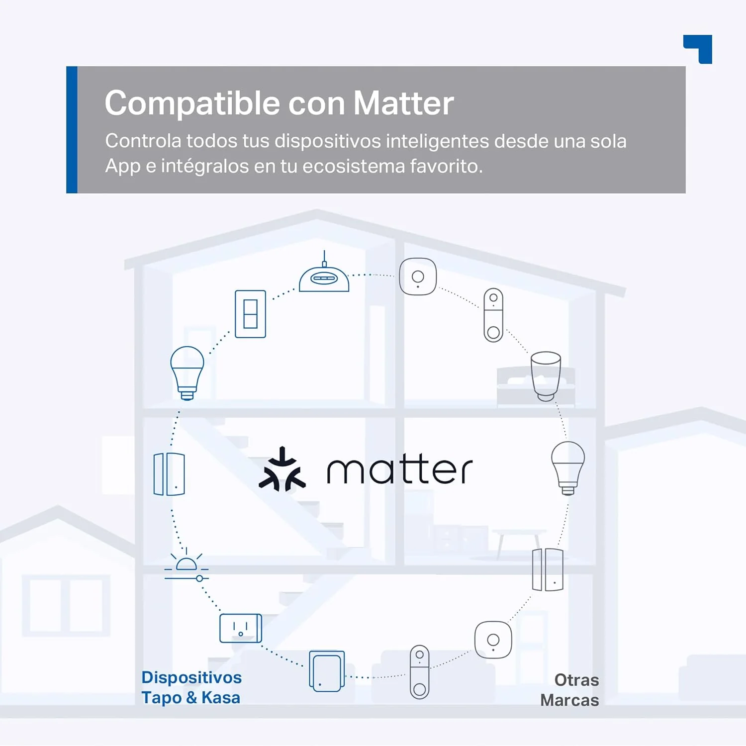 Tomada inteligente exterior TP-Link Tapo P410M Wi-Fi 16A à prova de água - Imagem 4