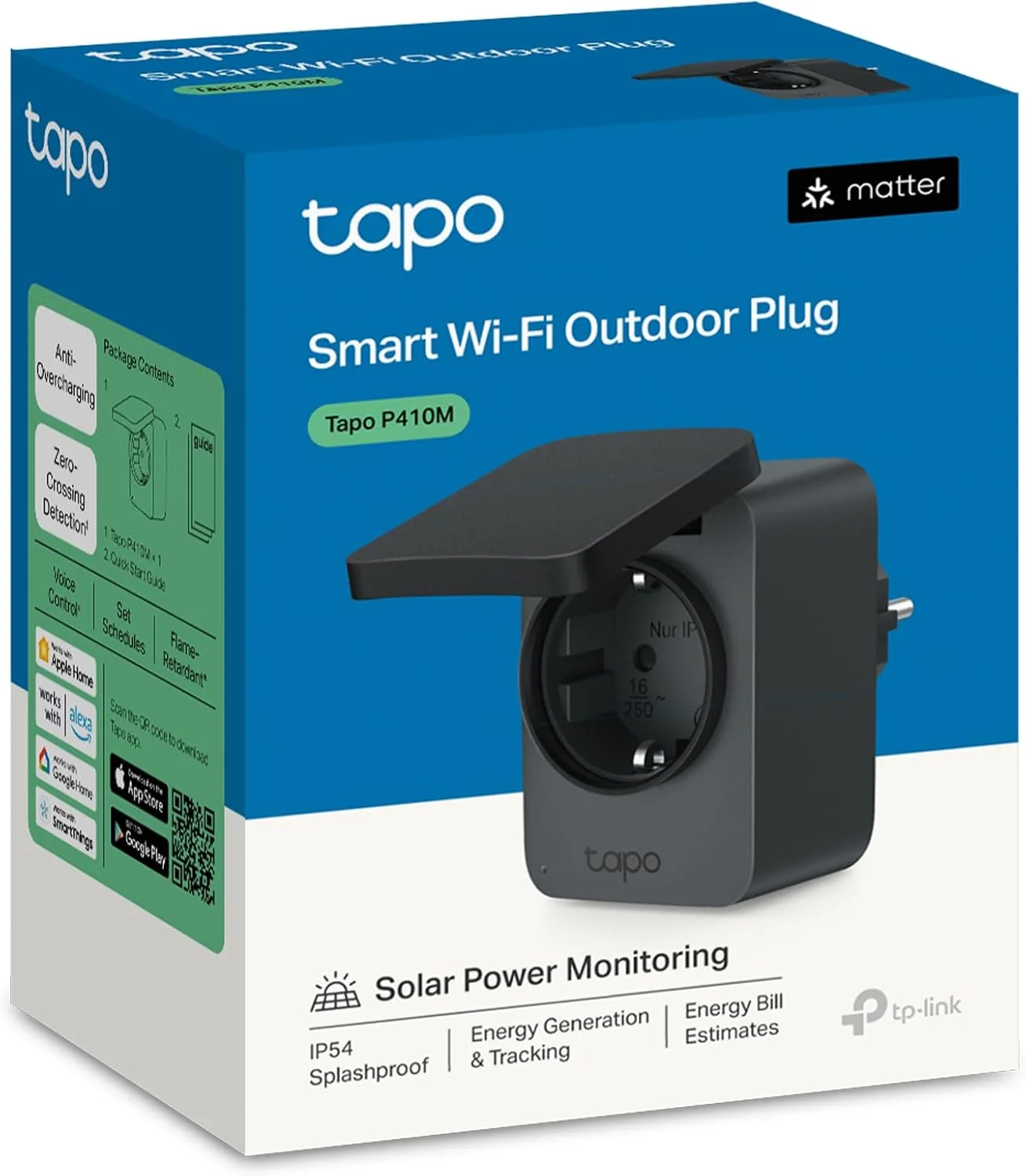 Tomada inteligente exterior TP-Link Tapo P410M Wi-Fi 16A à prova de água - Imagem 13