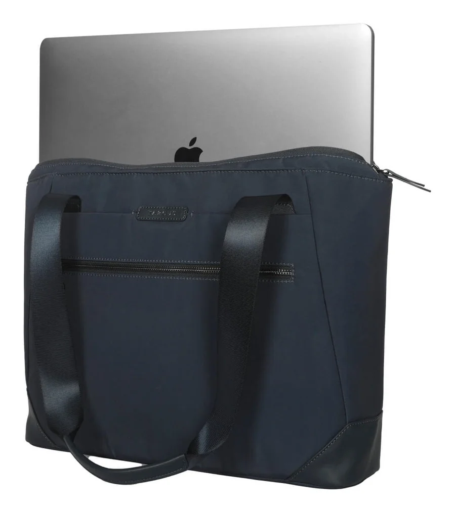 Pasta feminina para portátil 16" Targus Avila Tote Azul Midnight Navy resistente à água 13L - Imagem 8