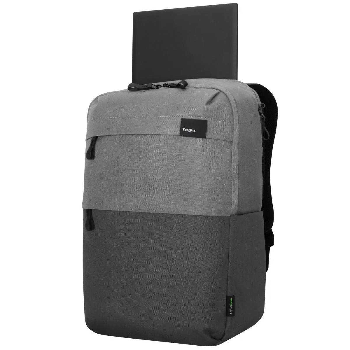 Mochila Targus Sagano EcoSmart Travel 15.6" Preto Cinzento Bloqueável Materiais Reciclados RPET - Imagem 16