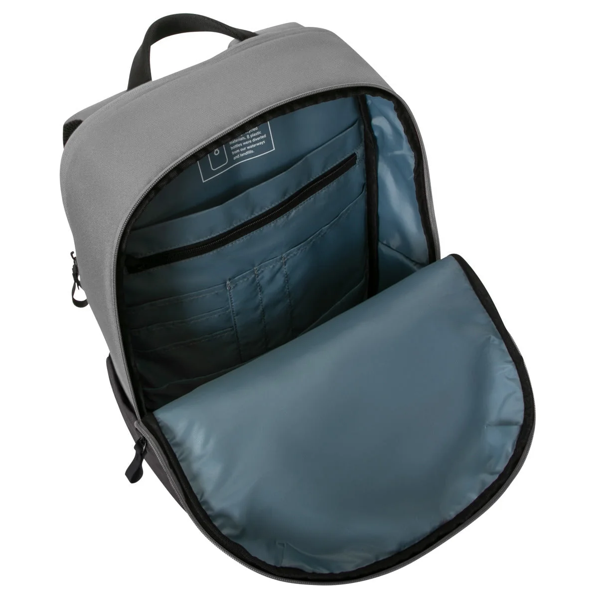 Mochila para portátil 15.6" Targus Sagano EcoSmart Commuter Preto/Cinzento RPET - Imagem 2