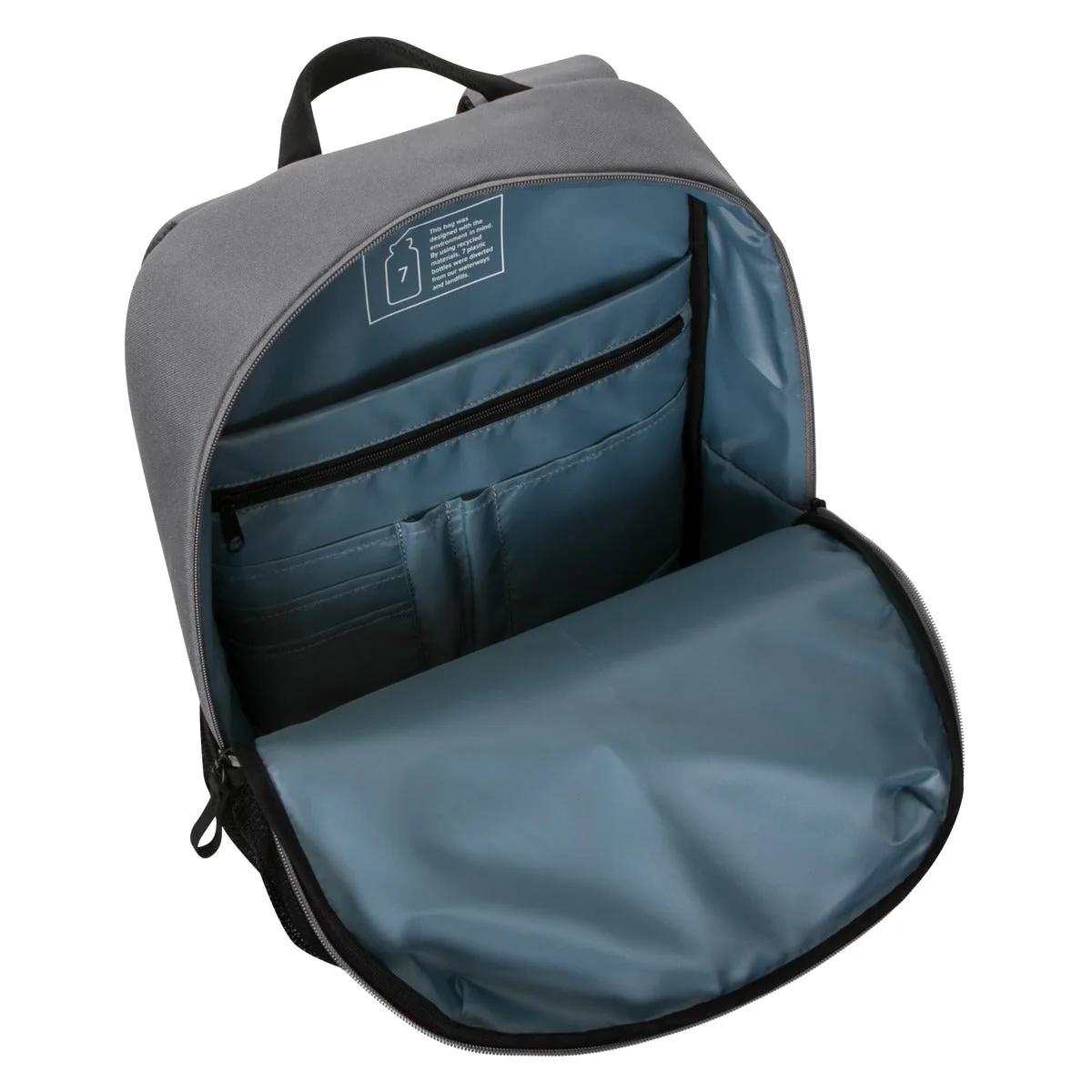 Mochila Targus Sagano Campus para Portátil até 15.6" Cinzento e Preto Material Reciclado - Imagem 2