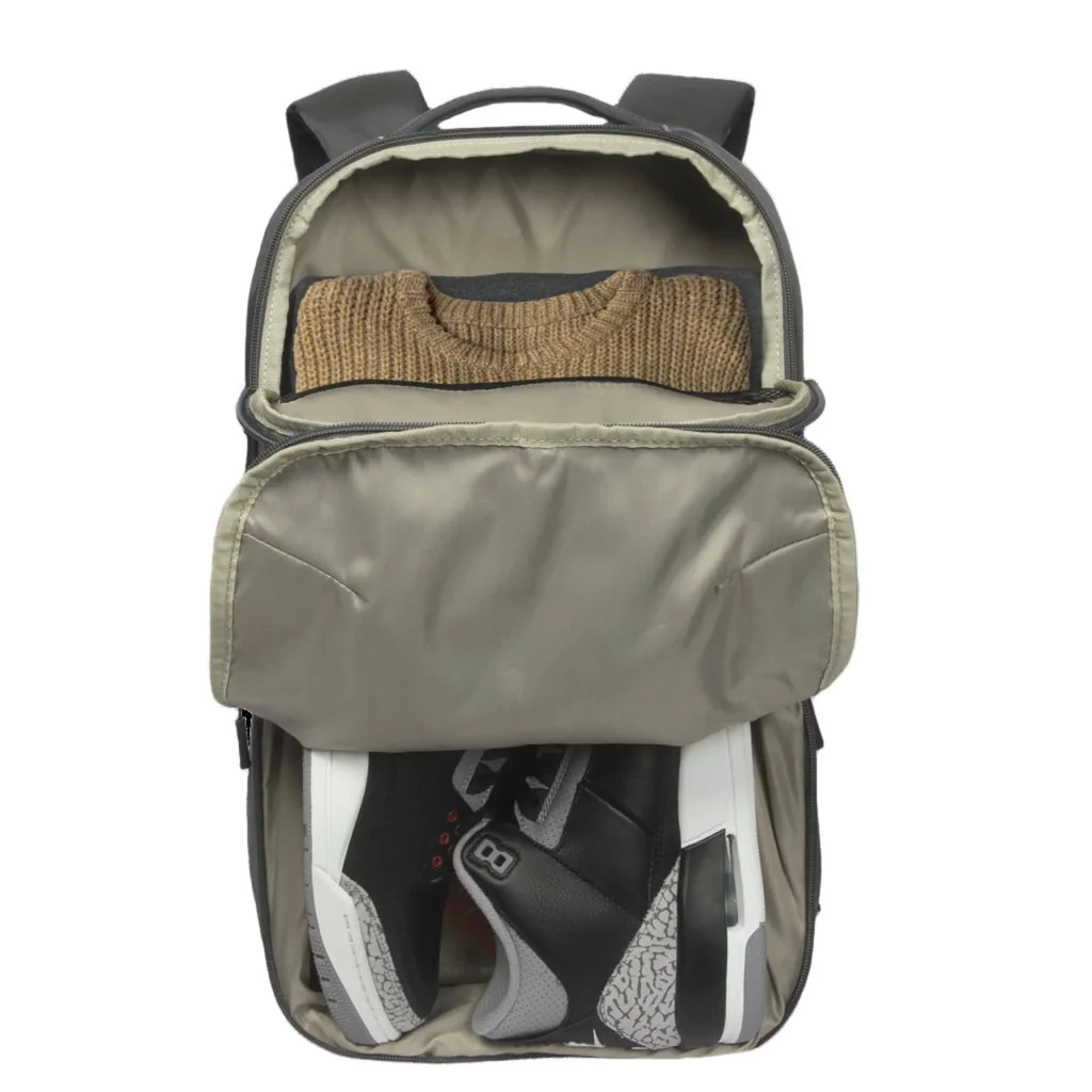 Mochila Targus Work+Play Trio 15-16" Cinzento 20L Plástico Reciclado Bolso Frontal Lateral - Imagem 8
