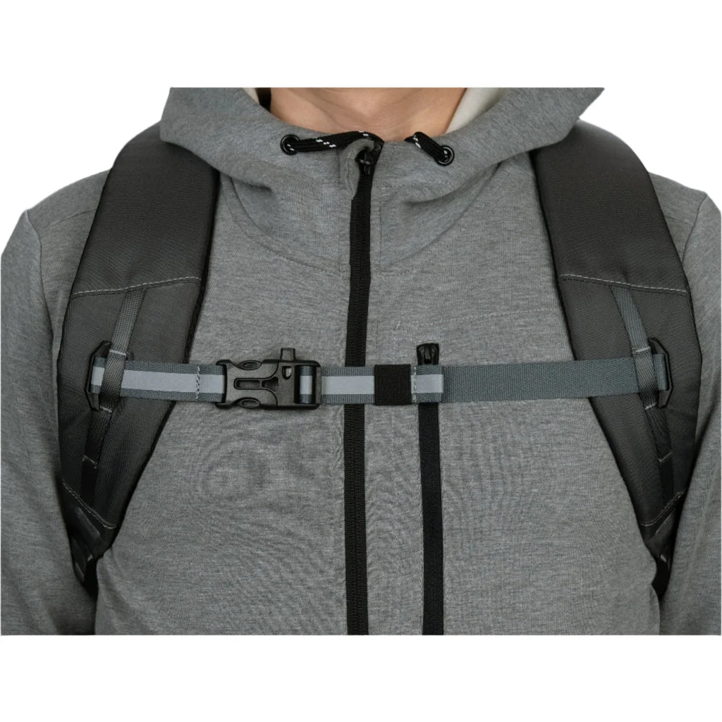 Mochila Targus Work+Play Trio 15-16" Cinzento 20L Plástico Reciclado Bolso Frontal Lateral - Imagem 9
