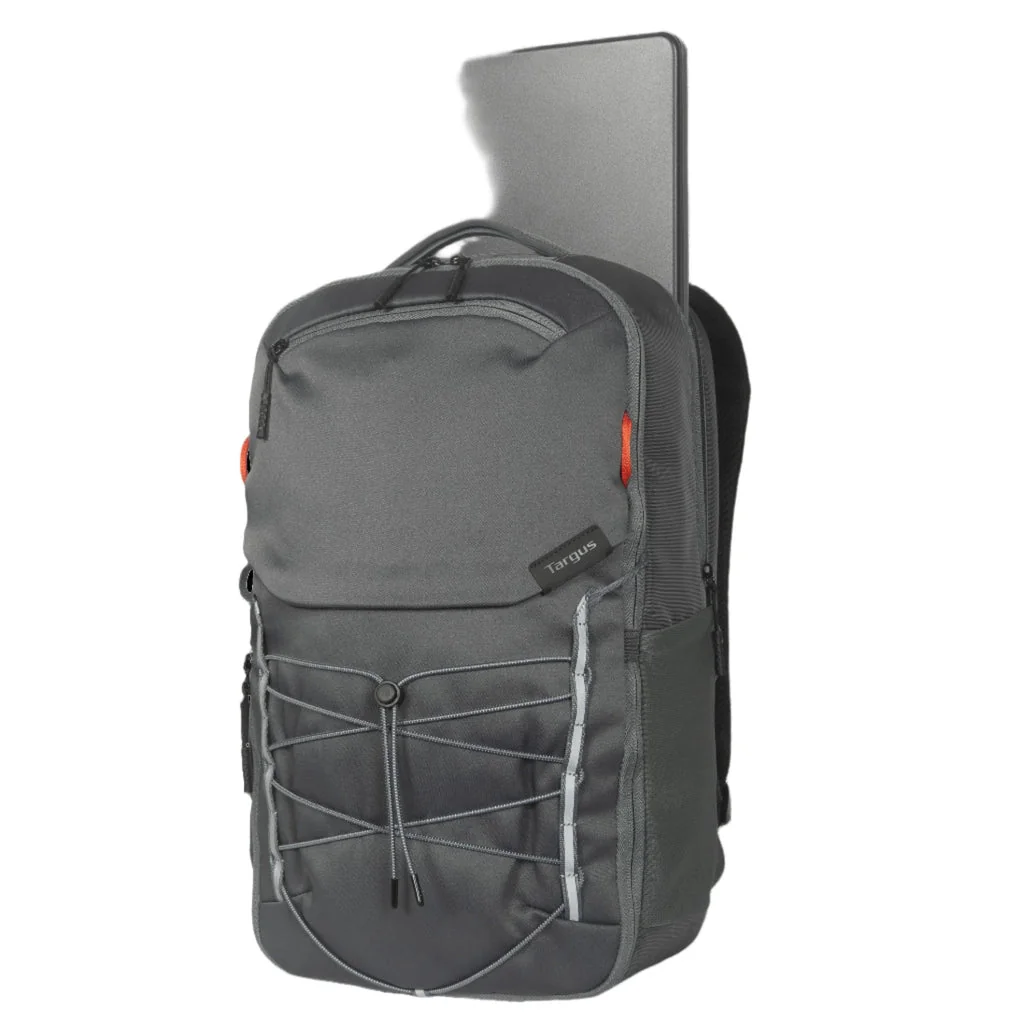 Mochila Targus Work+Play Trio 15-16" Cinzento 20L Plástico Reciclado Bolso Frontal Lateral - Imagem 12