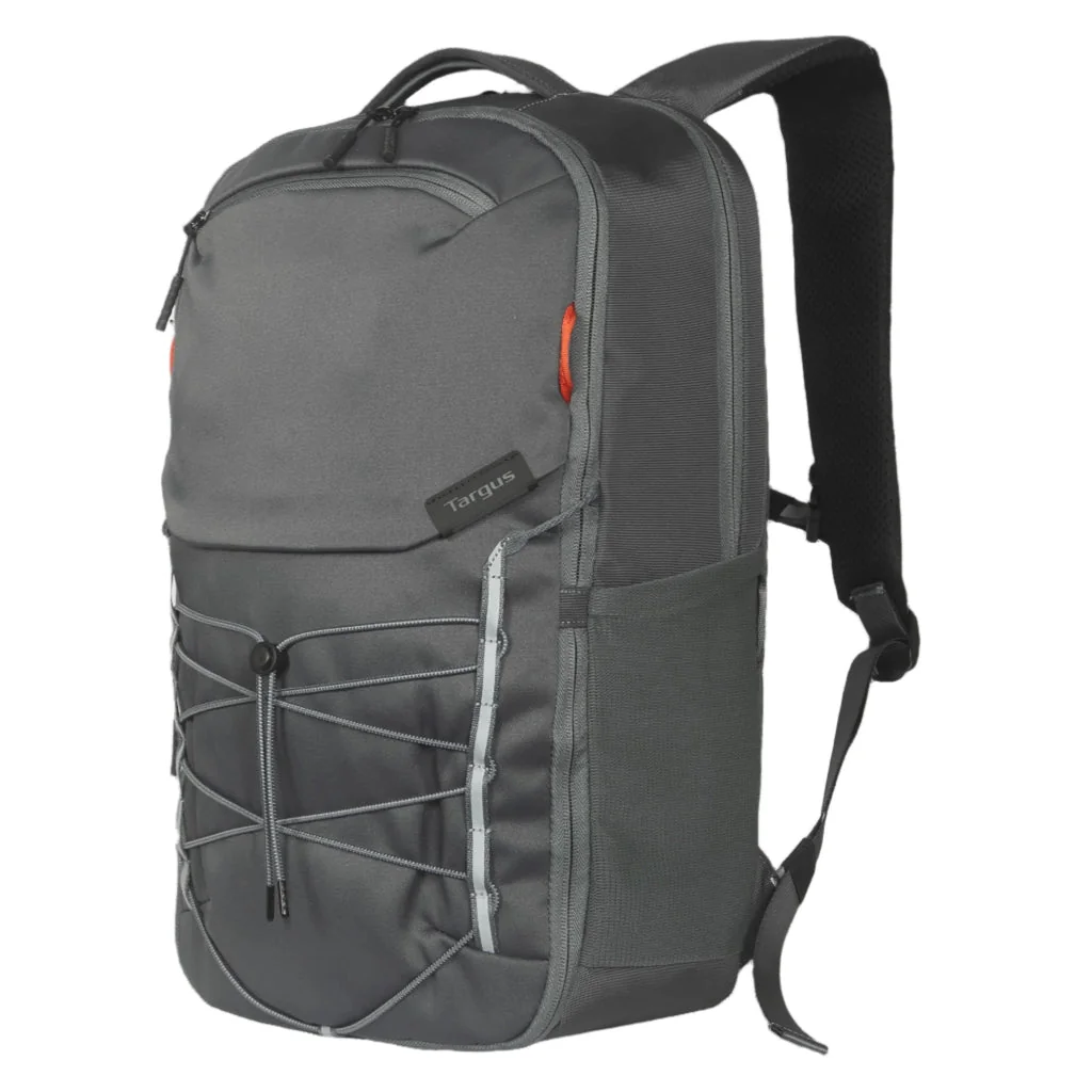 Mochila Targus Work+Play Trio 15-16" Cinzento 20L Plástico Reciclado Bolso Frontal Lateral - Imagem 2
