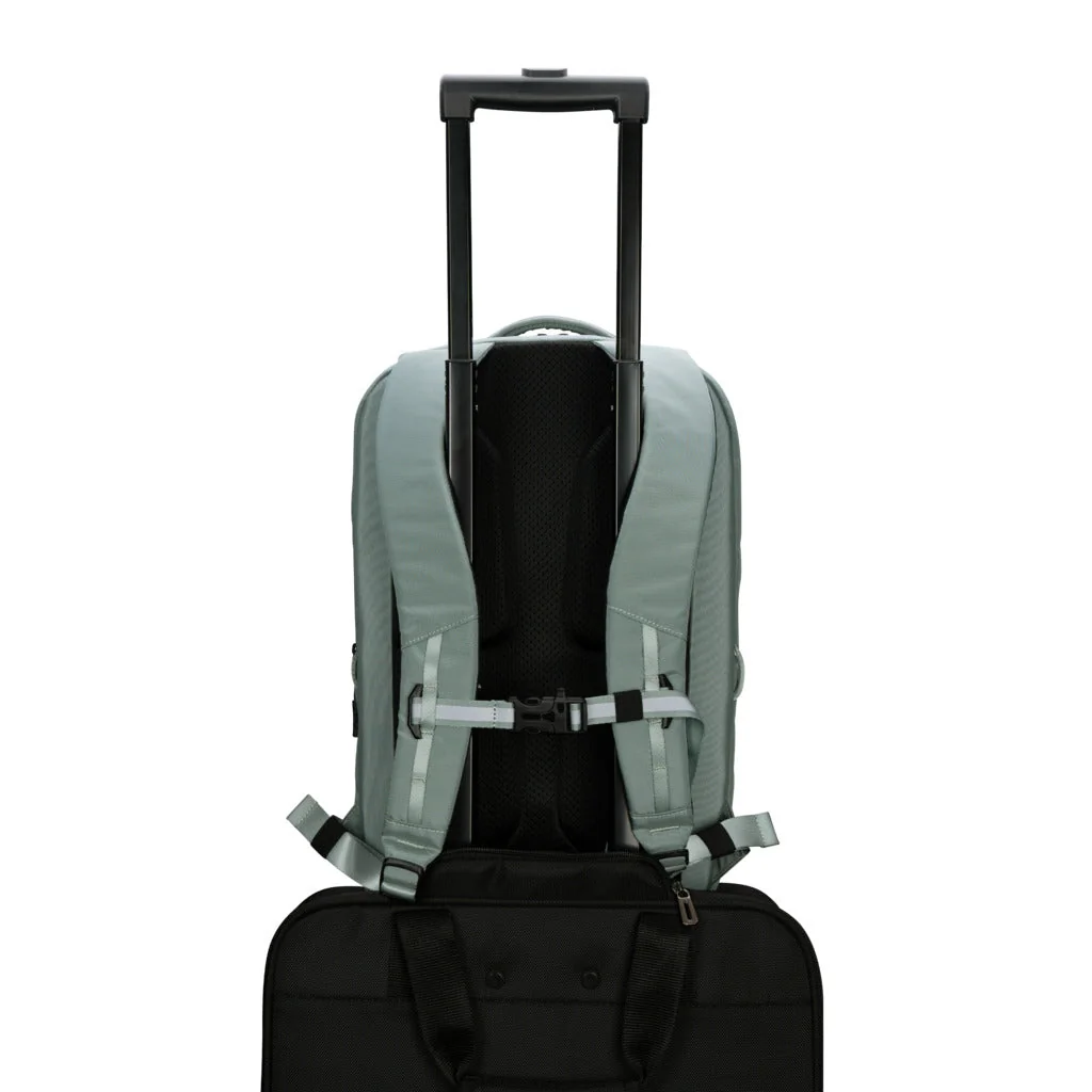 Mochila Targus Work+Play Flex EcoSmart 15-16" Verde Poliéster Reciclado Unisexo Universal - Imagem 15