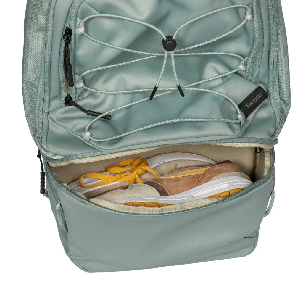 Mochila Targus Work+Play Flex EcoSmart 15-16" Verde Poliéster Reciclado Unisexo Universal - Imagem 20