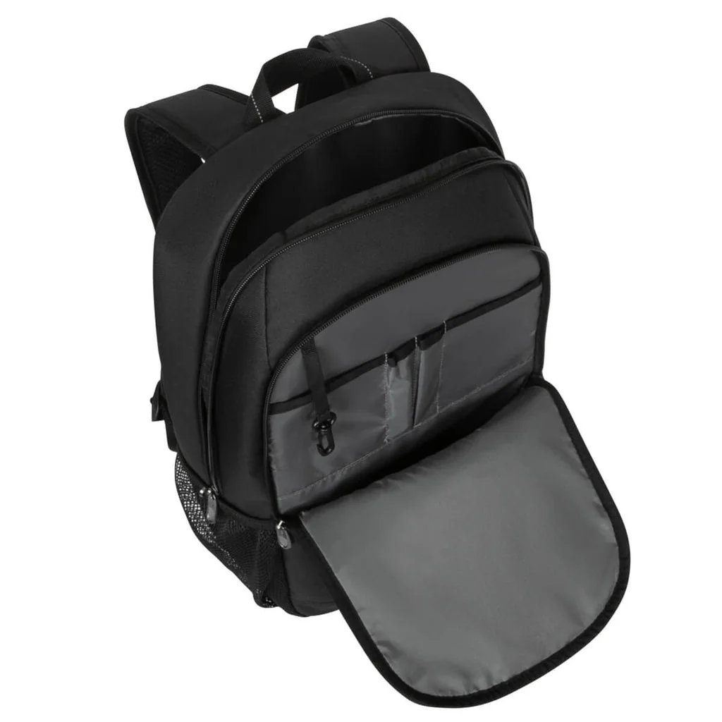 Mochila casual para portátil 15-16" Targus Classic Preto poliéster 19L com cinta carrinho - Imagem 9