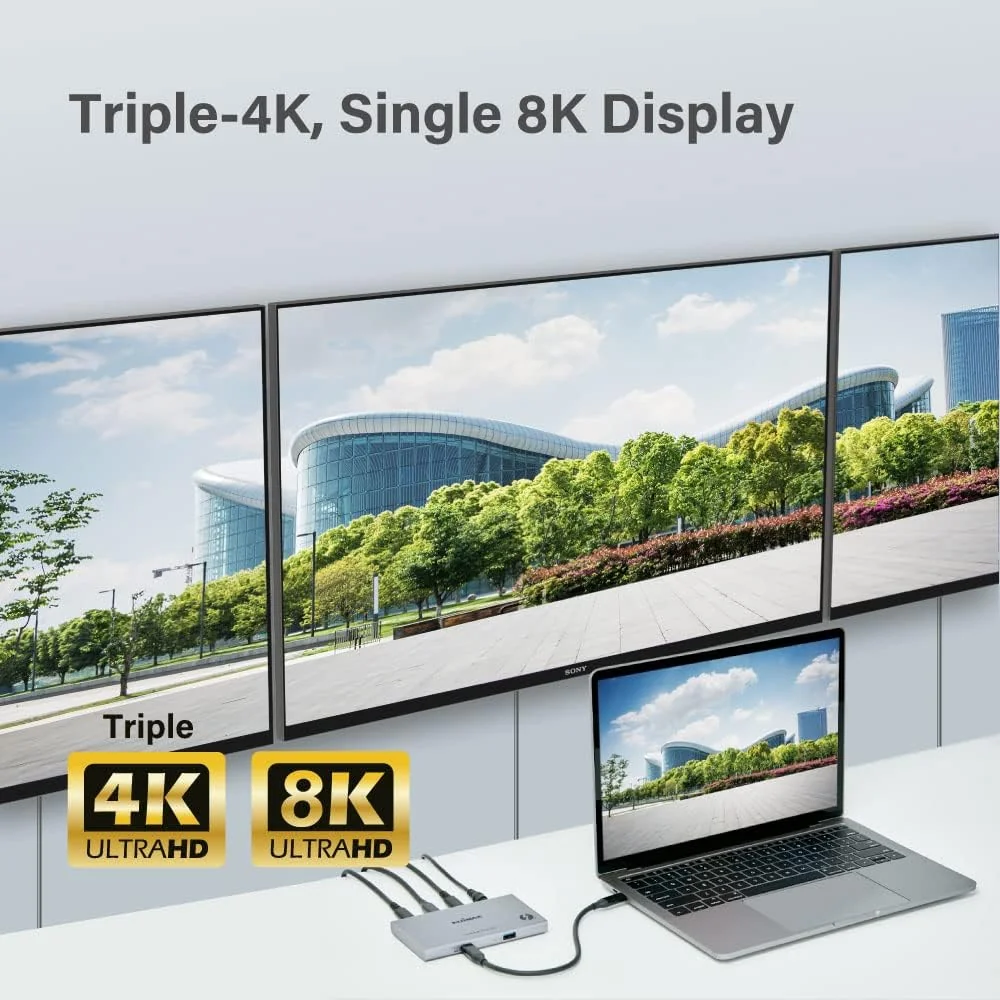 Docking station Edimax TD-405BP Thunderbolt 4 mini 5-em-1 com Power Delivery 85W - Imagem 5