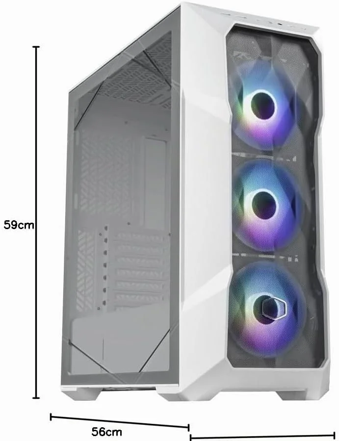 Caixa de PC Cooler Master MasterBox TD500 Mesh V2 White ATX painel frontal em mesh - Imagem 10