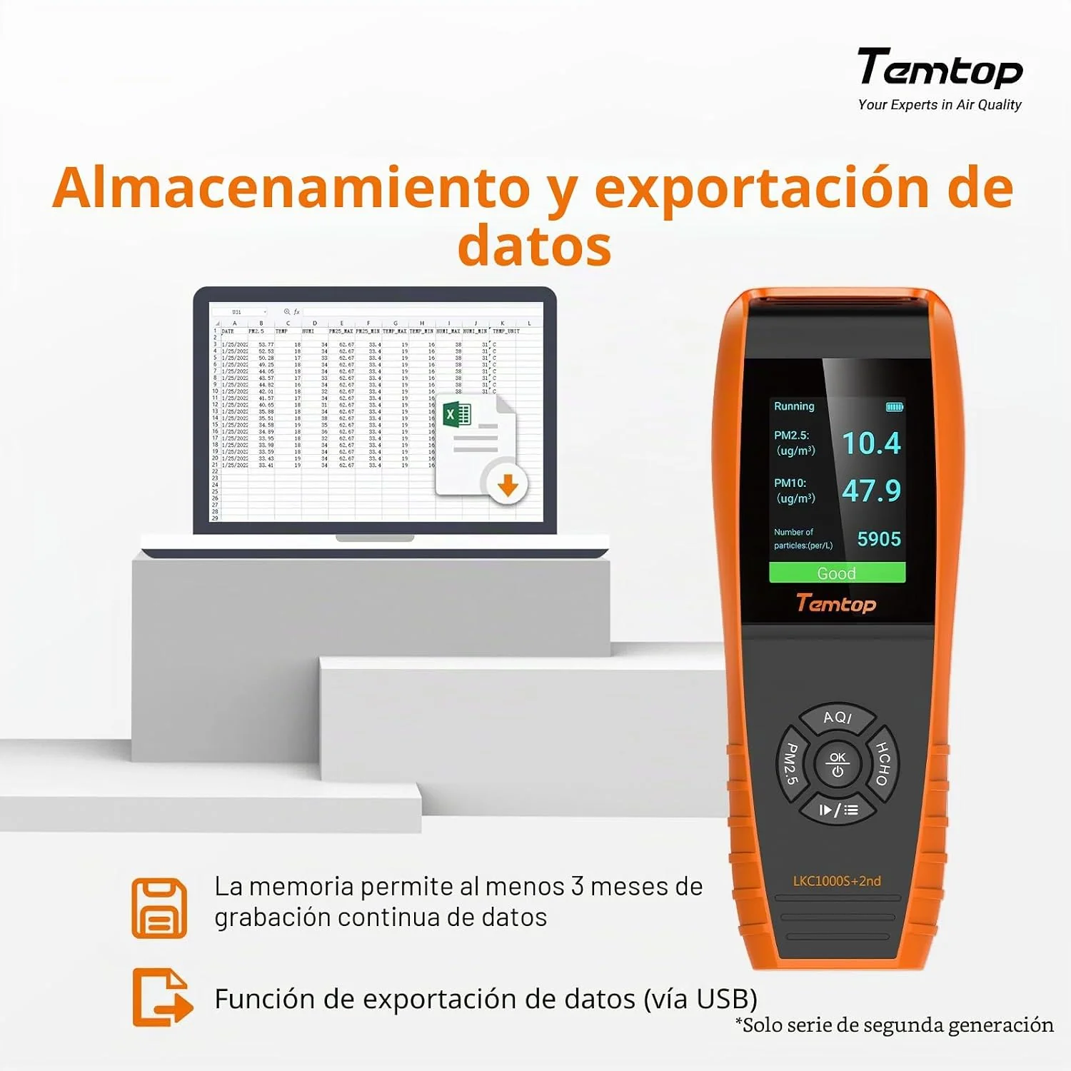Balança Comercial TEM EKO 15T 15kg Multi-Escala Portátil Bateria 100h - Imagem 8
