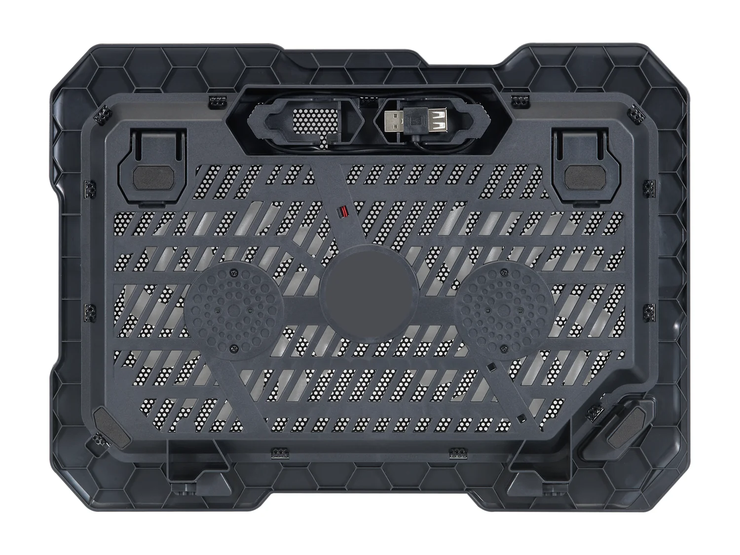 Base de Refrigeração para Portátil Conceptronic THANA01B 15.6" 2 Ventoinhas USB com LED Azul - Imagem 4