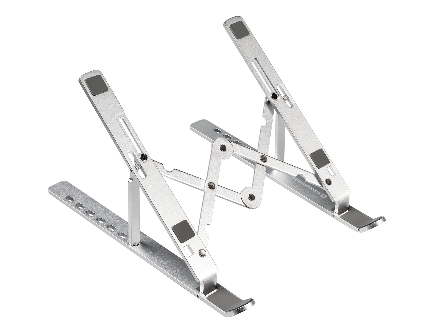 Suporte para Portátil Conceptronic THANA04S ERGO em Alumínio Dobrável Ajustável até 15.6" - Imagem 1