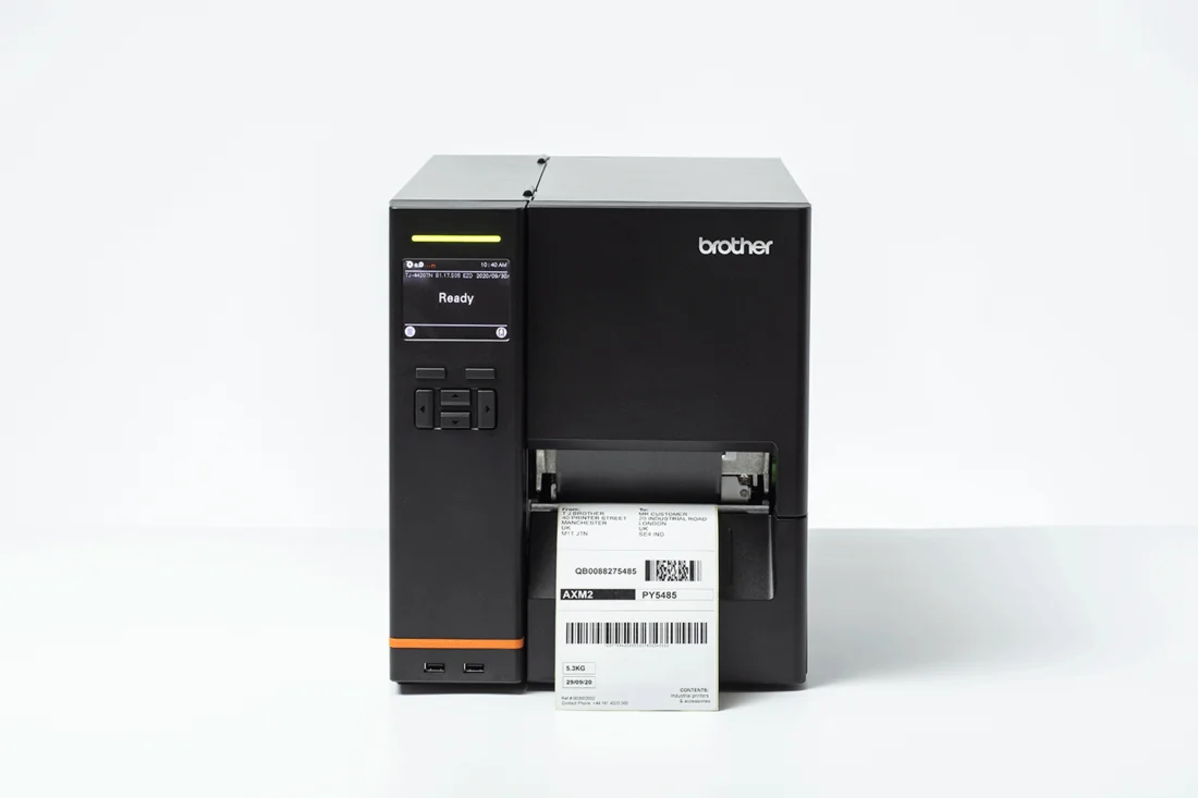 Impressora industrial de etiquetas Brother TJ-4420TN transferência térmica Ethernet 203 DPI - Imagem 5