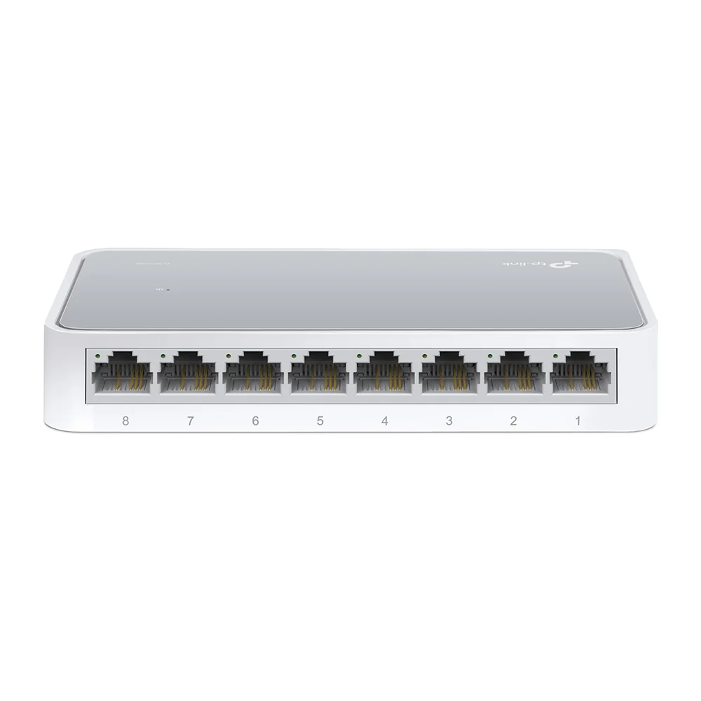 Switch de Rede TP-Link TL-SF1008D 8 Portas Fast Ethernet 10/100 Desktop Branco