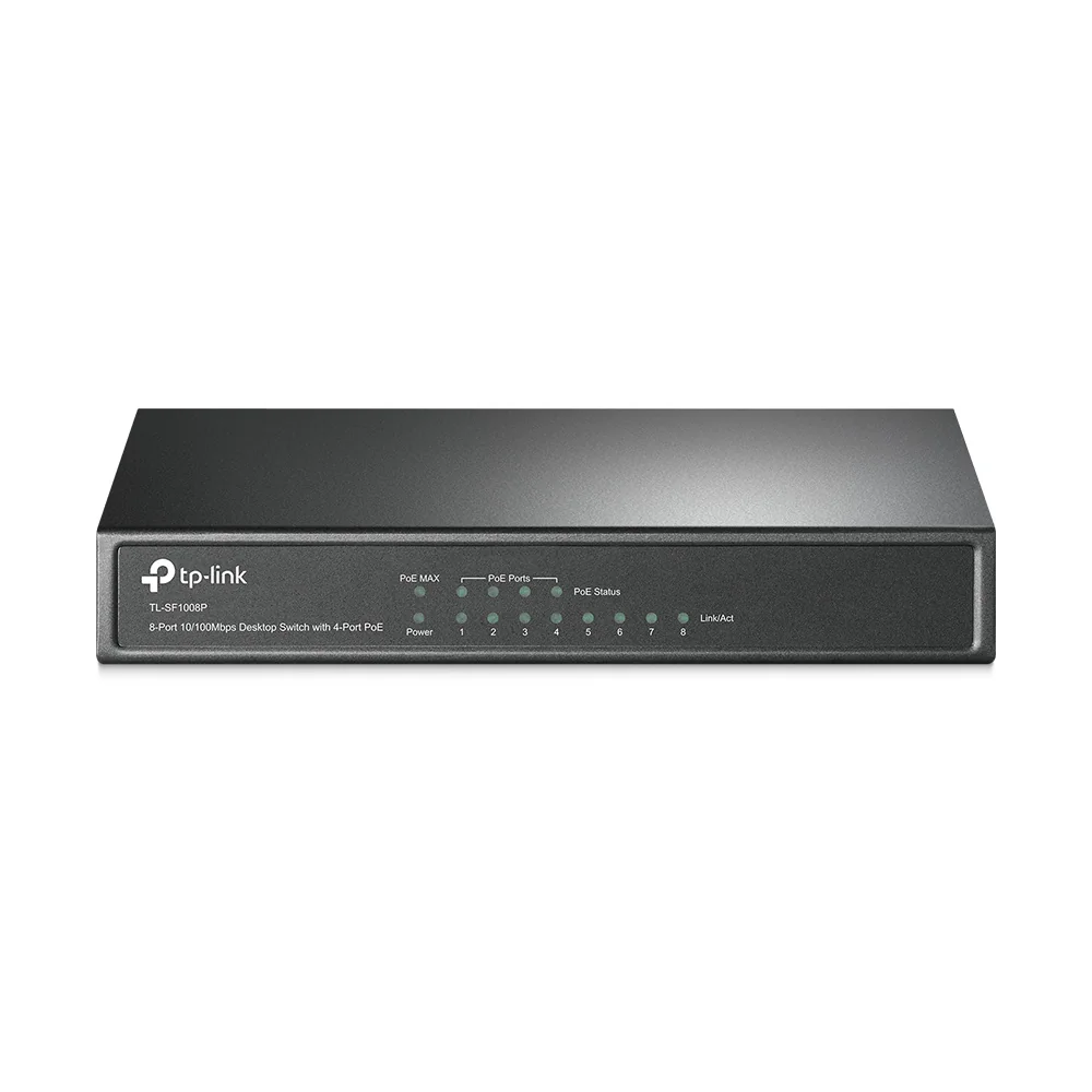 Switch TP-Link TL-SF1008P 8 Portas Fast Ethernet PoE Não Gerido