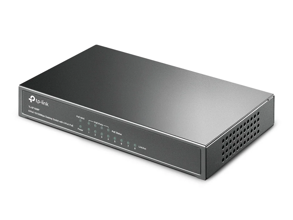 Switch TP-Link TL-SF1008P 8 Portas Fast Ethernet PoE Não Gerido - Imagem 3