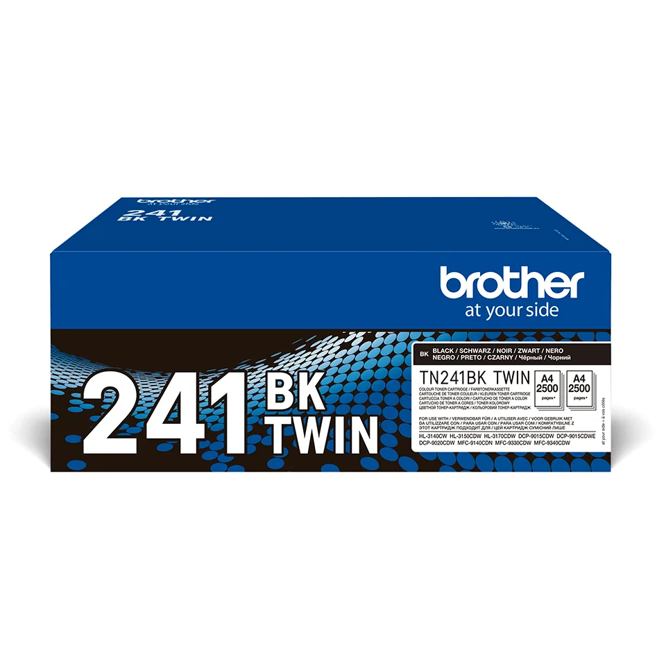 Toner preto original Brother TN-241BKTWIN pack 2 unidades 2500 páginas