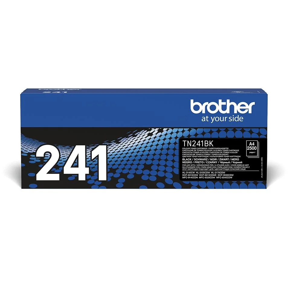 Toner Brother TN-241BK preto original para HL-3140CW / HL-3150CDW (2.500 págs.)