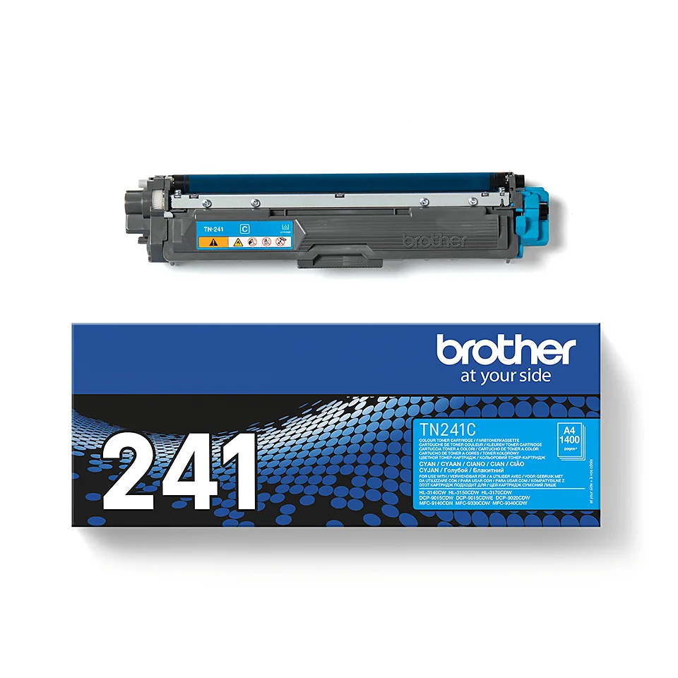 Toner Brother TN-241C ciano original 1.400 páginas para HL-3140CW e MFC-9340CDW - Imagem 2