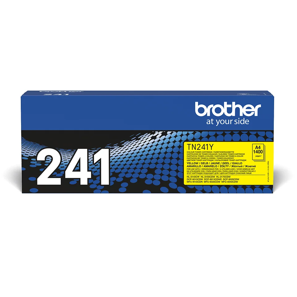 Toner Brother TN-241Y Original Amarelo 1.400 Páginas para HL-3140CW HL-3150CDW