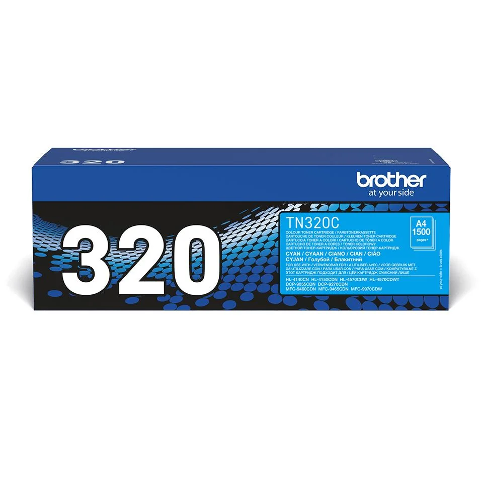 Toner Brother TN-320C Ciano 1500 Páginas para HL-4150CDN/4570CDW Original