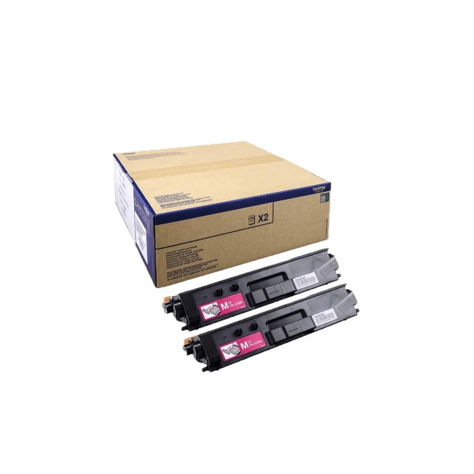 Toner magenta Brother TN-329MTWIN pack 2 unidades original 12000 páginas HL-L8350CDW - Imagem 1
