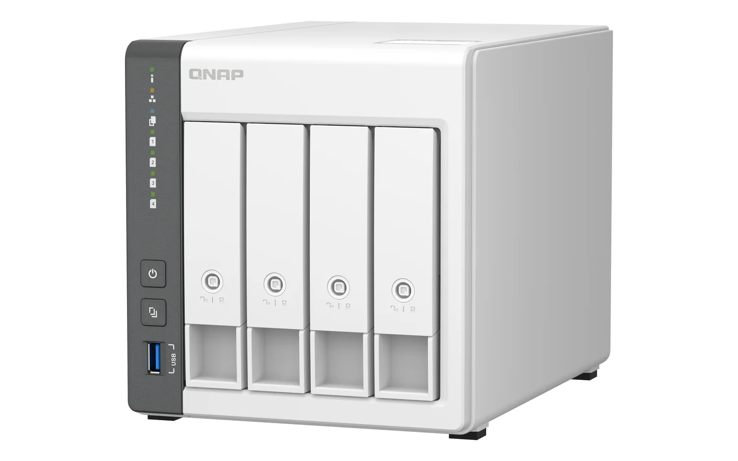 NAS Torre QNAP TS-433 4 Baías 4GB ARM Cortex-A55 Multi-Gigabit 2.5GbE - Imagem 5