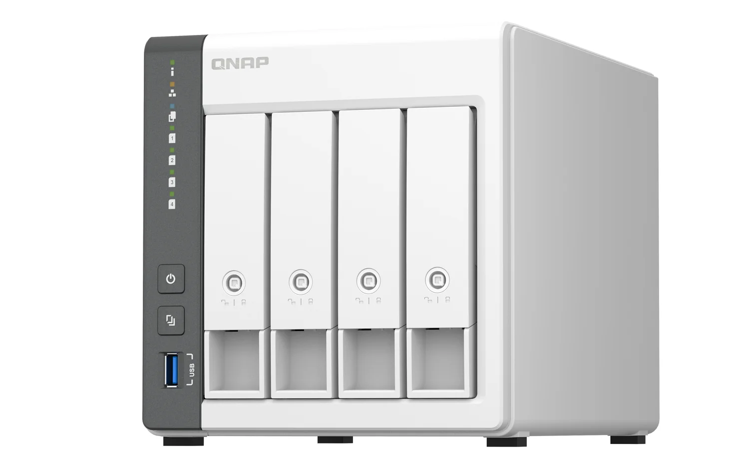 NAS Torre QNAP TS-433 4 Baías 4GB ARM Cortex-A55 Multi-Gigabit 2.5GbE - Imagem 6