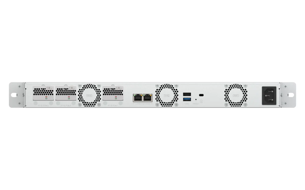 NAS QNAP TS-h765eU Rack 1U Intel Atom 8GB DDR5 QuTS Hero ZFS Edge Servidor Empresarial - Imagem 9