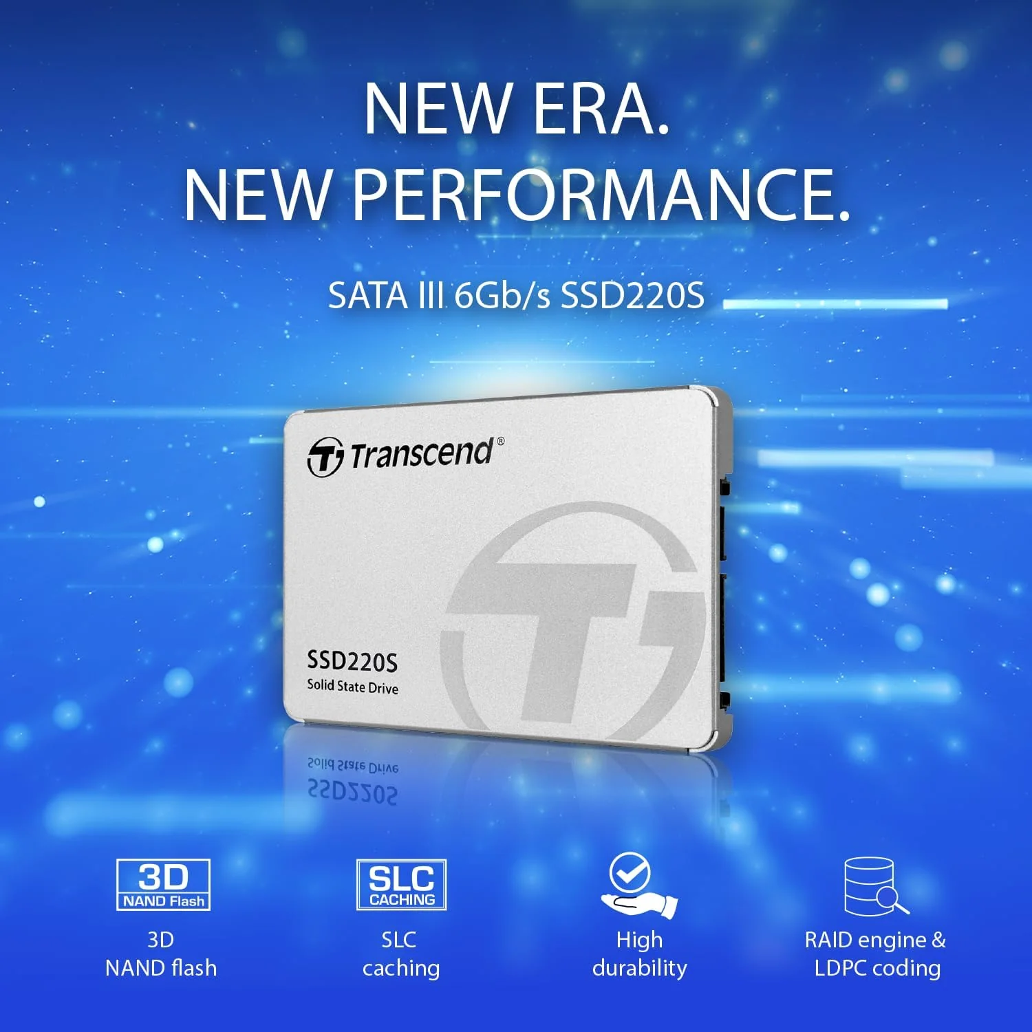 Disco SSD Transcend SSD220S 120 GB 2,5 polegadas SATA III TLC com caixa alumínio - Imagem 4